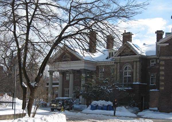Flavelle House in Winter photograph of Flavelle House in winter