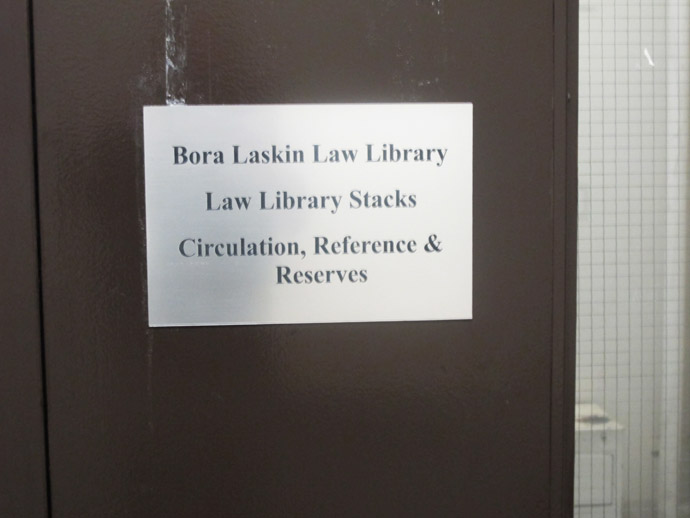UT Law transitional space - Library Reading Room