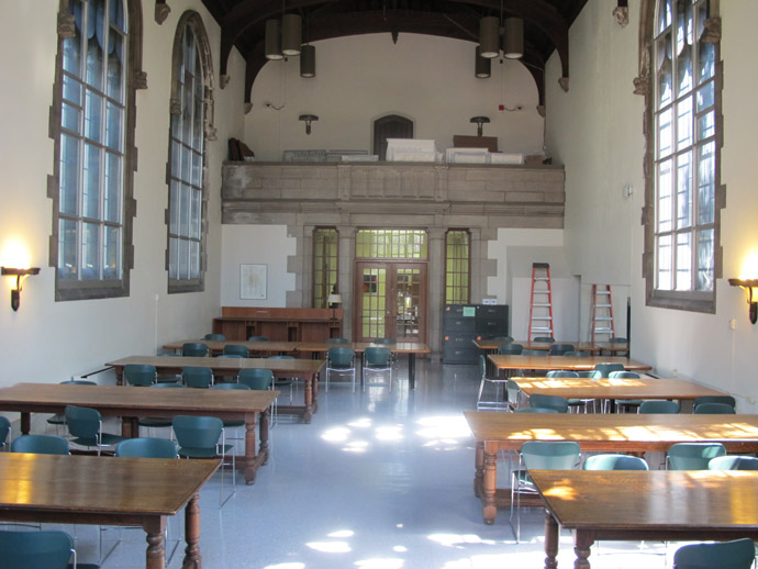 UT Law transitional space - Library Reading Room