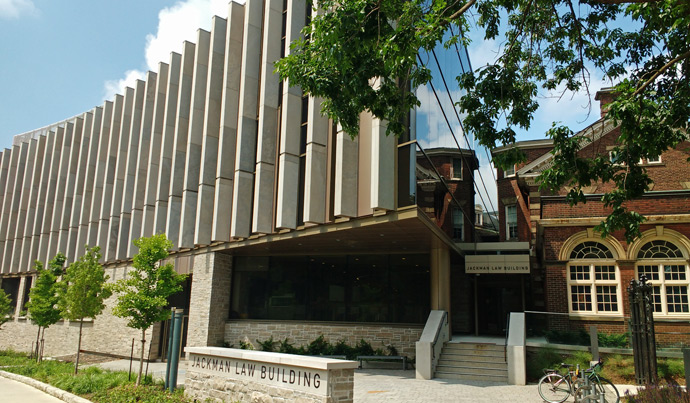 Entrance to Jackman Law Building