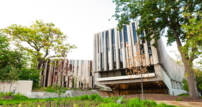 Jackman Law Building - Philosopher's Walk entrance