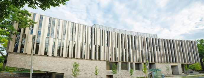 The Jackman Law Building from Queen's Park