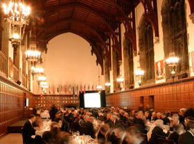 Distinguished Alumnus Award Dinner in the Great Hall of Hart House