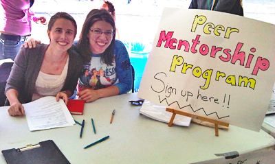 2010 clubs fair - Peer Mentorship Program