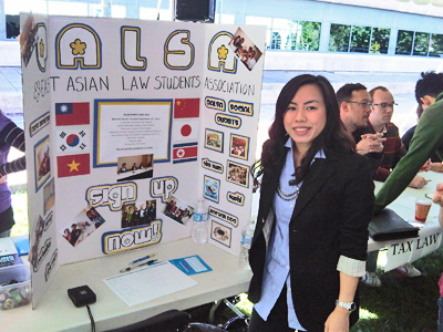 Karen Law at 2010 clubs fair