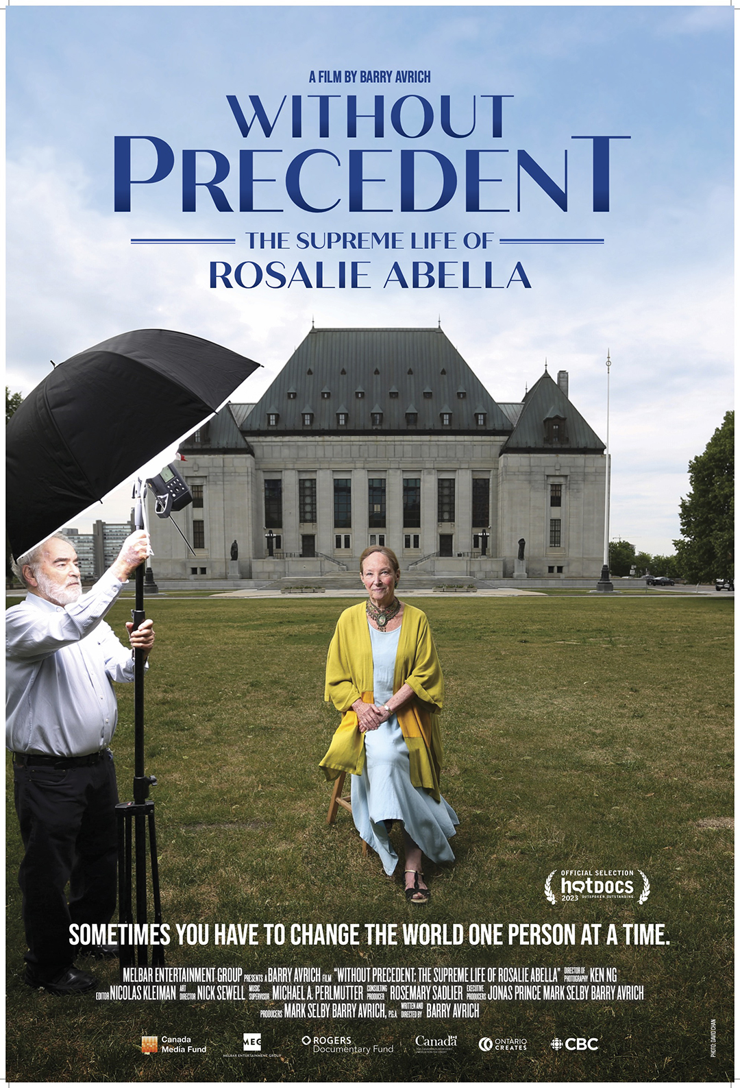 Without Precedent: The Supreme Life of Rosalie Abella (film poster)