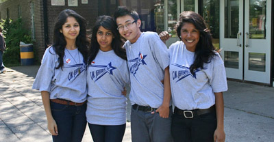 Student Greeters at CW Jefferys