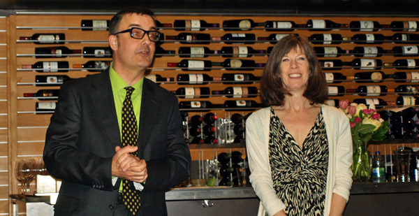 Prof. Lemmens and Dean Moran at the dinner honouring Prof. Cook