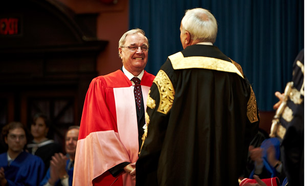 Paul Martin '64 receives honorary degree