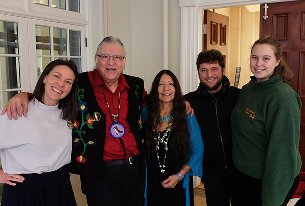 Elders Dan and Mary Lou Smoke with U of T Law staff and students