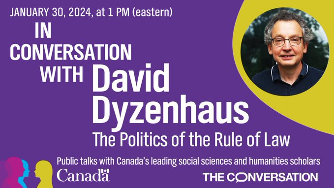 SSHRC In Conversation with David Dyzenhaus
