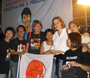 IHRP Intern Caitlin Sainsbury at the Asia-Pacific Forum for Women, Law and Development