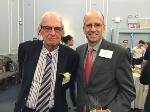 Prof. Michael Trebilcock with Dean Edward Iacobucci