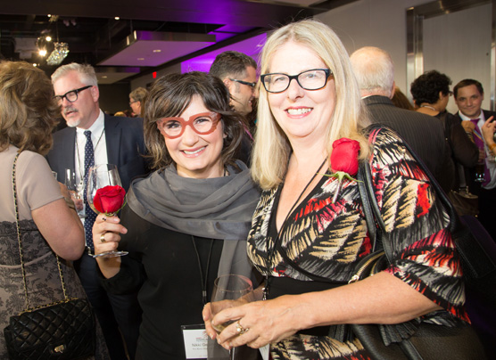 Prof. Brenda Cossman (right) with PBSC national director Nikki Gershbain (left)