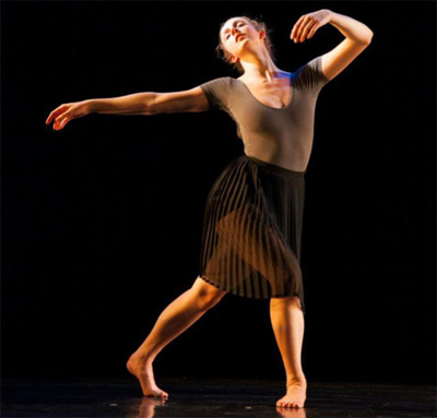 Sarah Helmer dancing