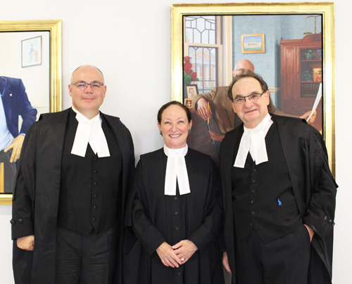 SCC Justices Russell Brown, Rosalie Silberman Abella, and Michael Moldaver