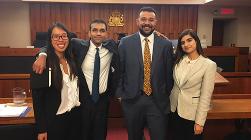 (L-R) Lynn Tay, Guarav Gopinath, Solomon McKenzie, and Tina Cody