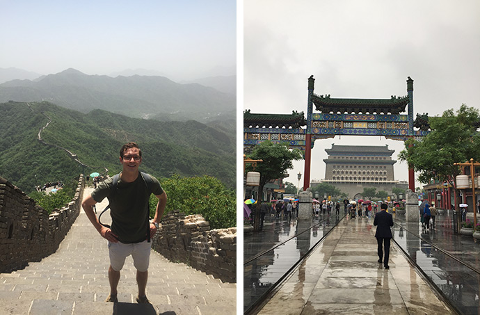 Images of D'Arcy White travels in China (Great Wall, Beijing)