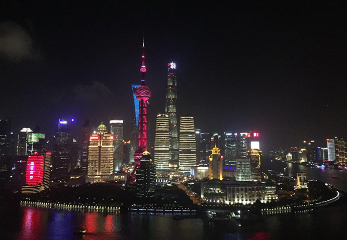 Shanghai at night