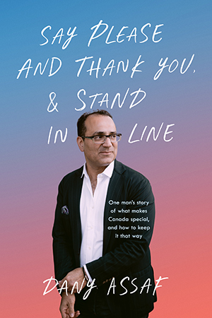 Book cover: Say please and thank you and stand in line