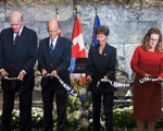 Ribbon-cutting for Jackman Law Building