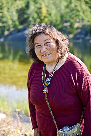 Josephine Mandamin, an Anishinaabe grandmother, elder and water activist involved with the Mother Earth Water Walkers