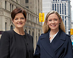 Sarah Armstrong and Catherine Youdan