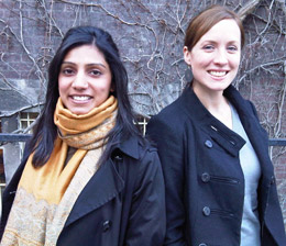 Aneesa Walji and Nicole Simes