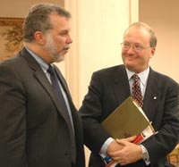 IRPP President Hugh Segal and the Hon. Philippe Couillard