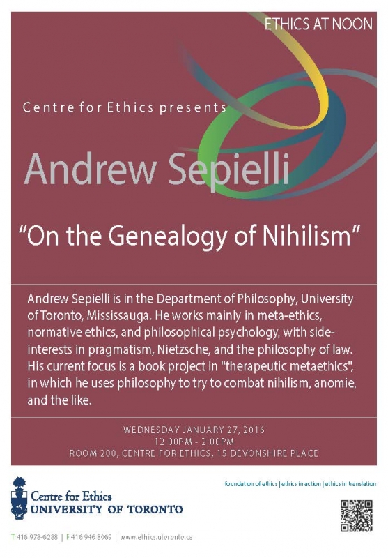 Ethics at Noon with Andrew Sepielli