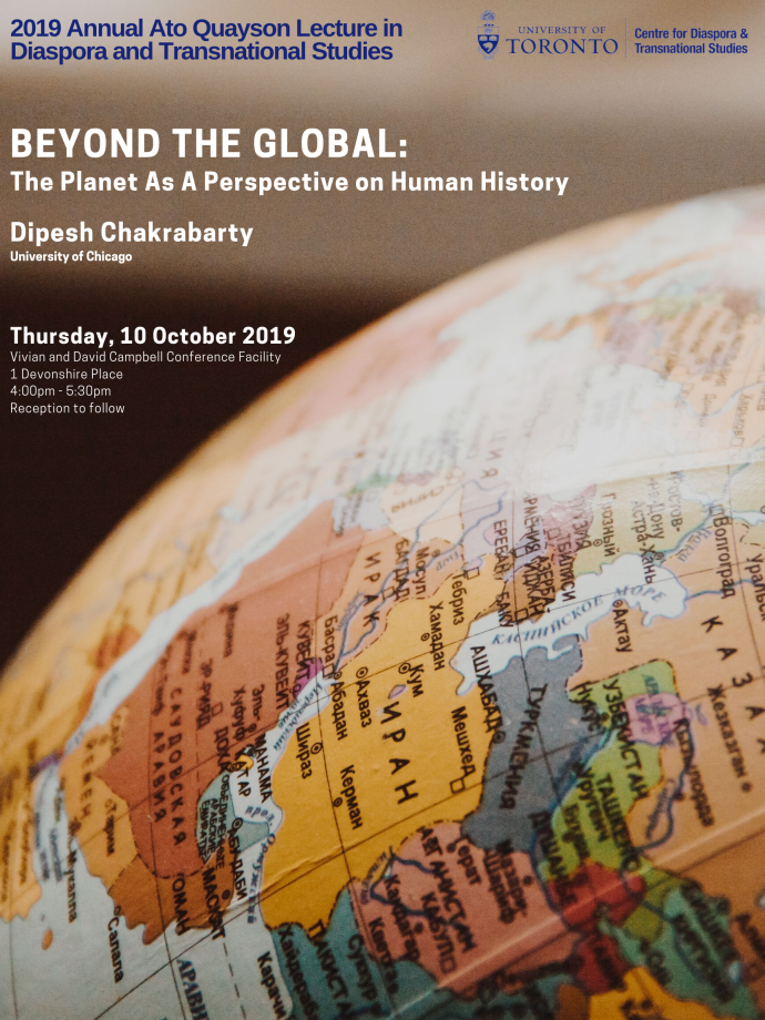 2019 ATO QUAYSON ANNUAL LECTURE: PROFESSOR DIPESH CHAKRABARTY 