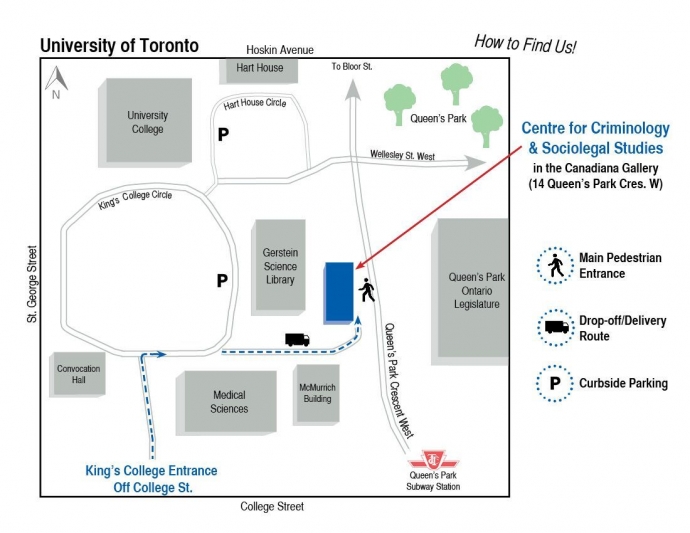 Criminology Map and Directions