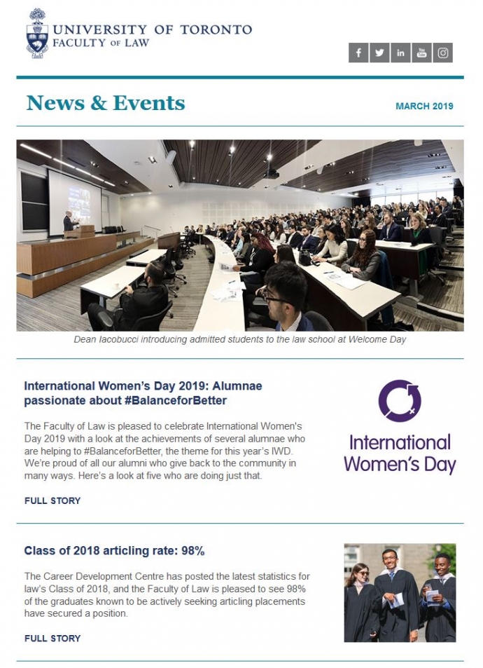 March Law e.newsletter