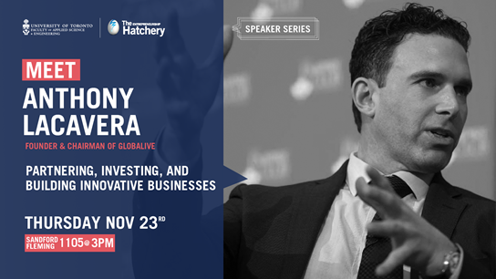 Speaker Series: Anthony Lacavera