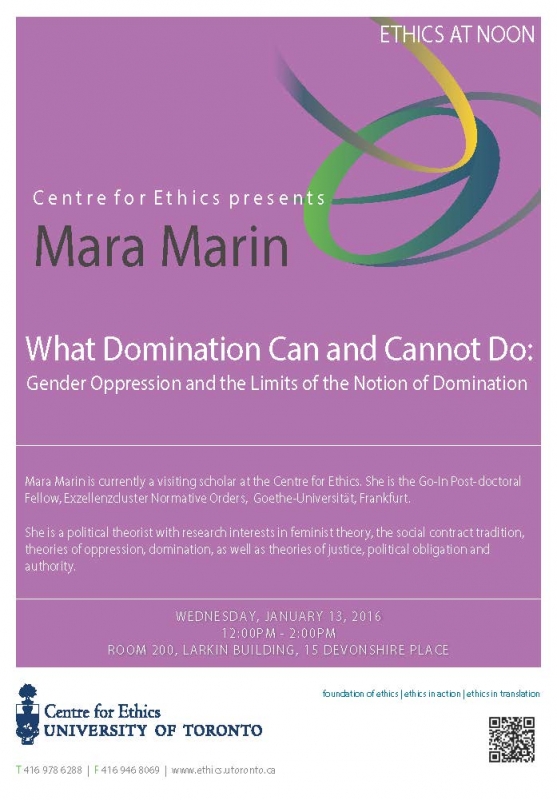 Ethics at Noon with Mara Marin