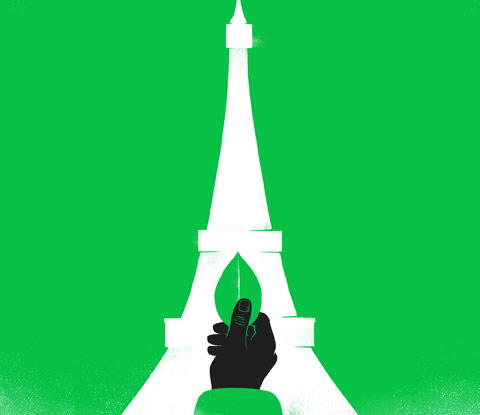 Paris climate change panel discussion