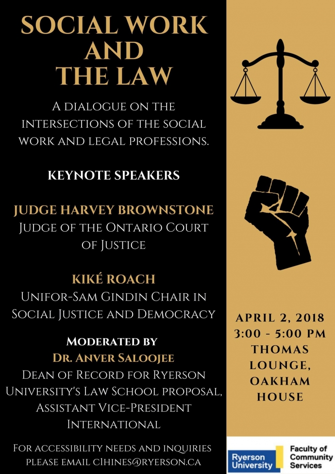SOCIAL WORK AND THE LAW