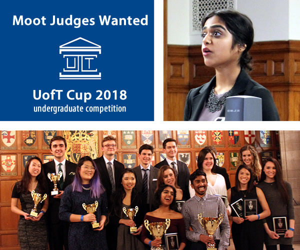 UofT Cup Moot Judges Needed