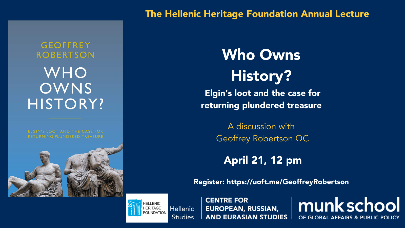 The Hellenic Heritage Foundation Annual Lecture