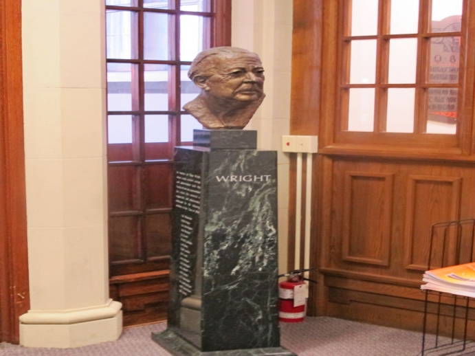 Bust of Cecil Wright