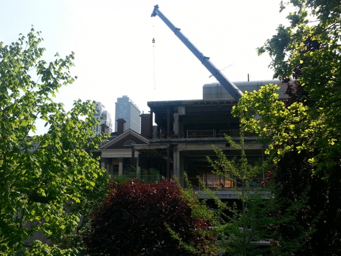 Crane shot from Philosopher's Walk