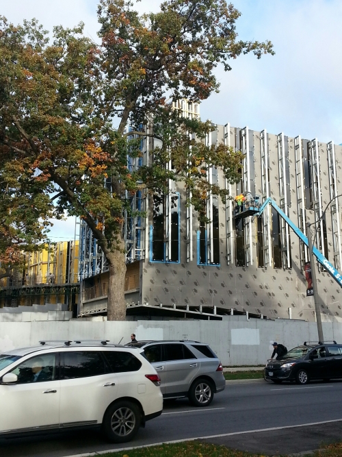 View of the building from Queen's Park