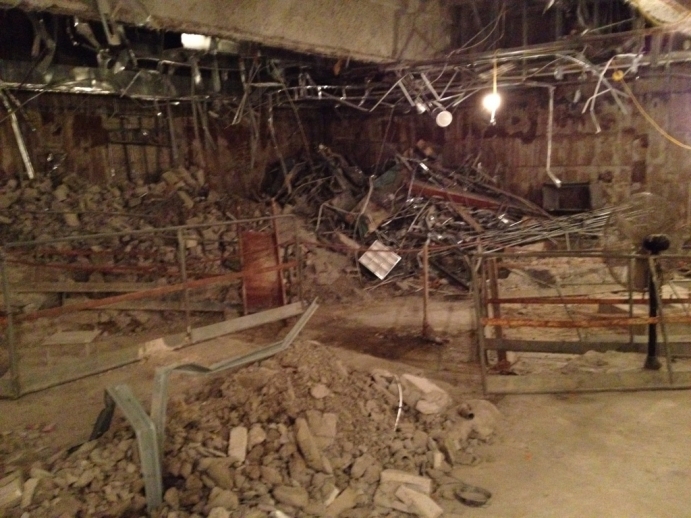 McCarthy Tetrault Electronic Classroom 2013 completely demolished