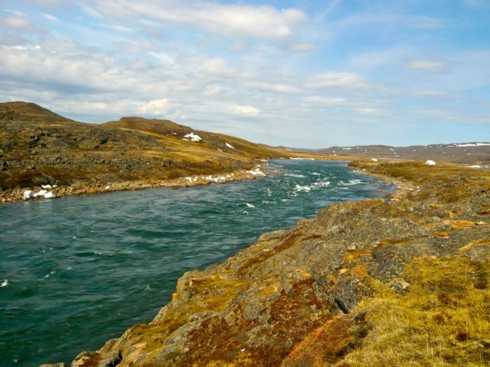 River scene in Nunavut