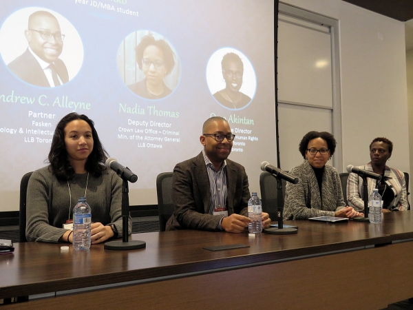 Alumni and other lawyers on the panel