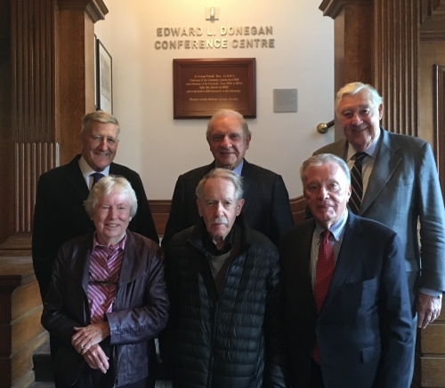 Class of 1957 group shot at reunio 2017