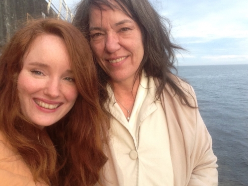 Sinead Charbonneau with her mother