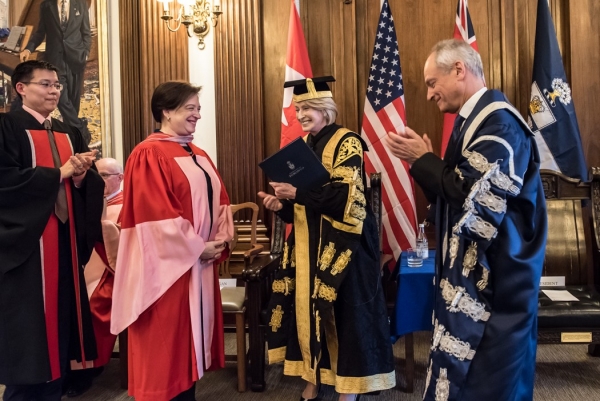 Justice Kagan receives an honorary Doctor of Laws degree in this Convocation ceremony