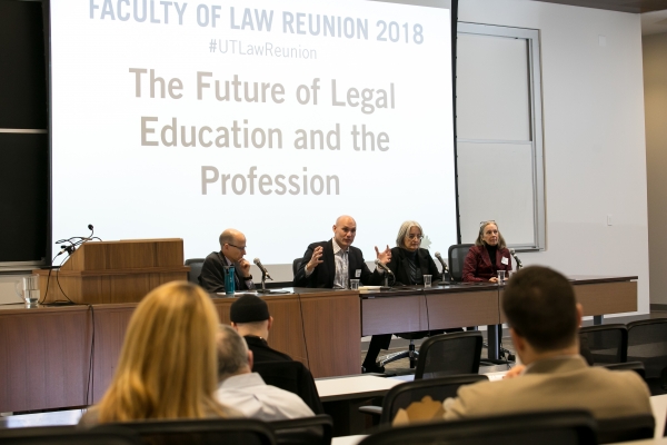 Saturday's Reunion lecture panel 