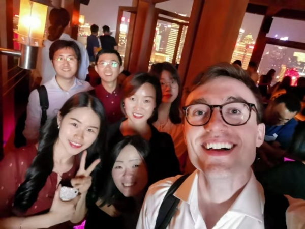 selfie with Chinese law firm associates